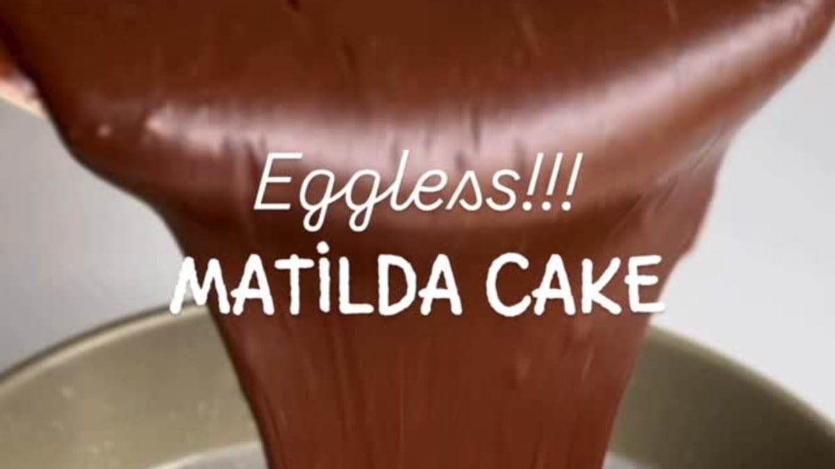 Eggless Matilda Chocolate Cake – 75-Minute Recipe