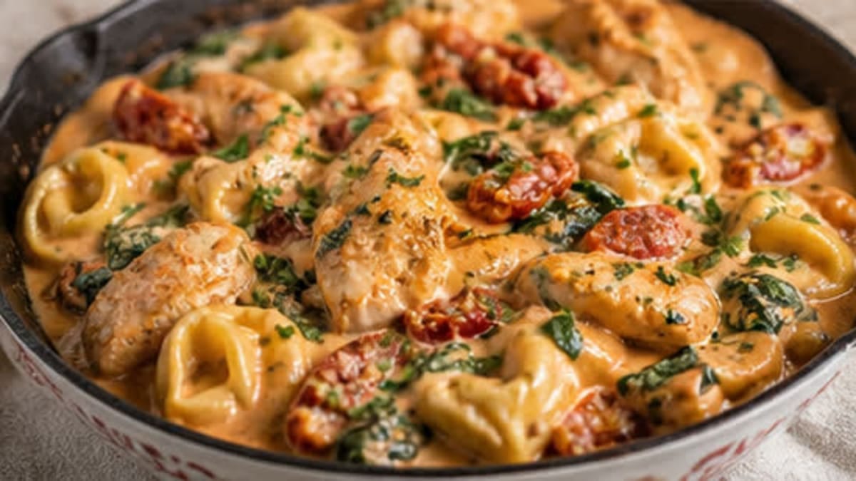 One Pan Marry Me Chicken Tortellini – Easy Recipe