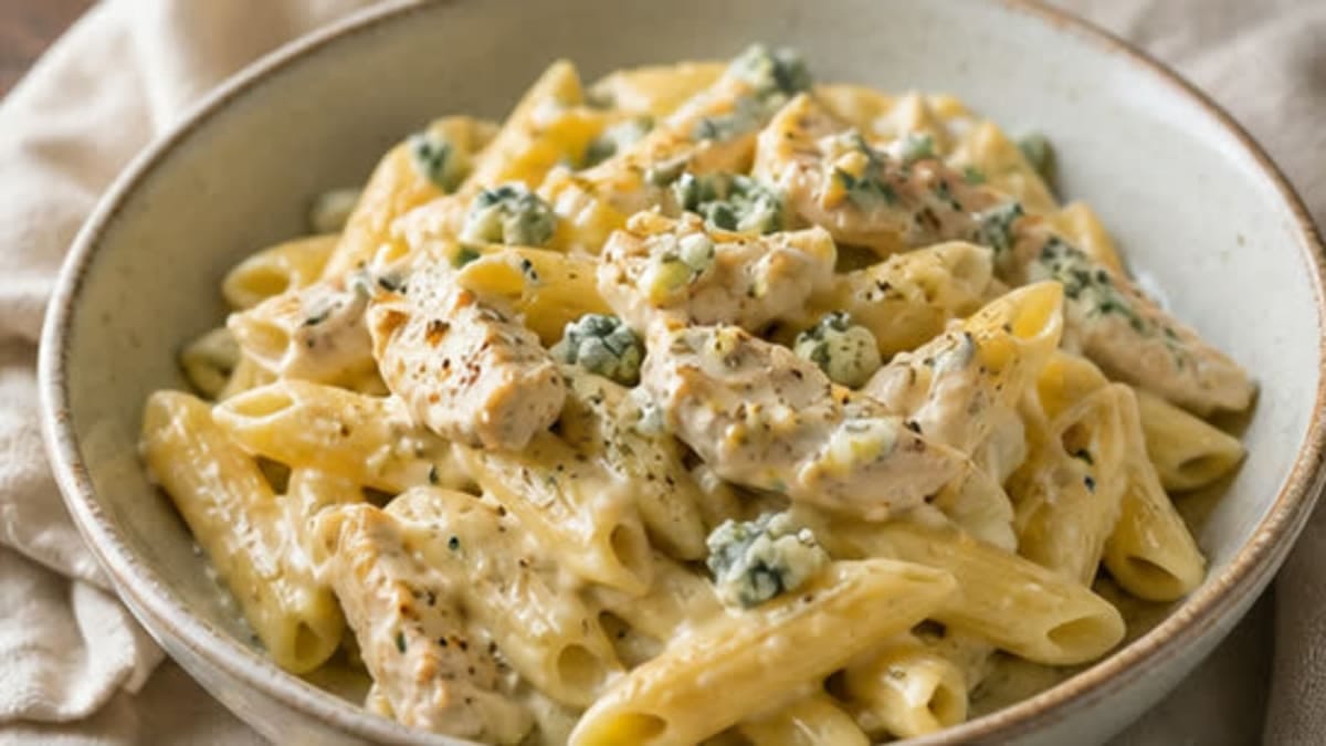 Chicken Penne Gorgonzola – 30-Minute Recipe