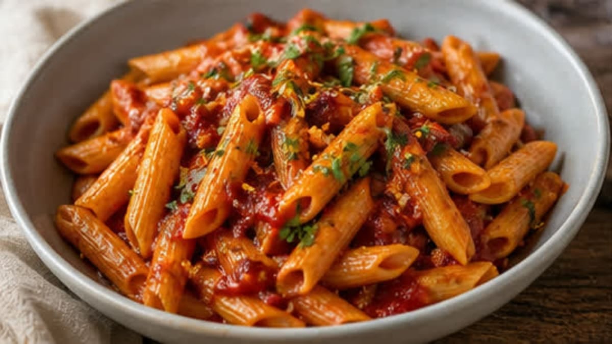 Spicy Arrabbiata Penne – 25-Minute Recipe