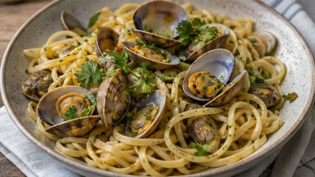Linguine with Clams – 39-Minute Recipe