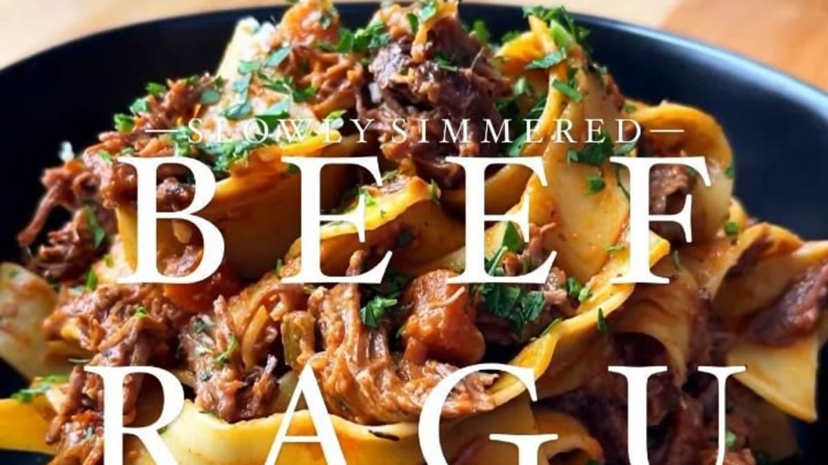Slowly Simmered Beef Ragu – 180-Minute Recipe