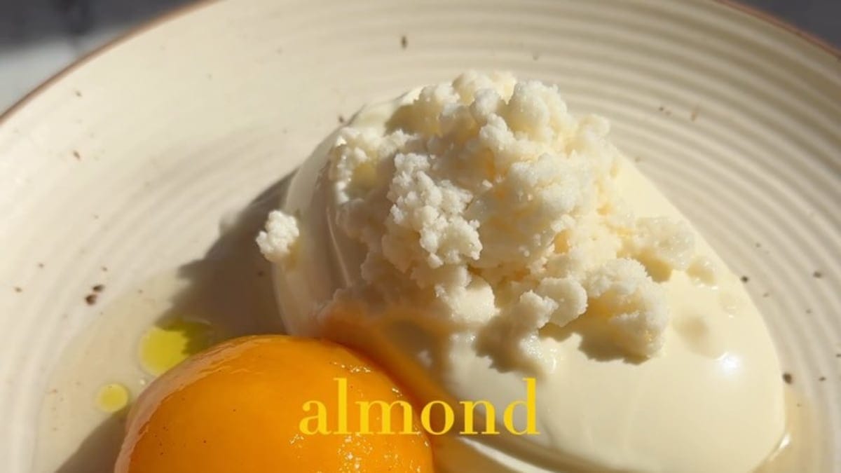 Almond Panna Cotta with White Almond Granita – 90-Minute Recipe