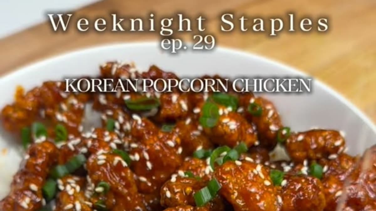 Korean Popcorn Chicken – 30-Minute Recipe