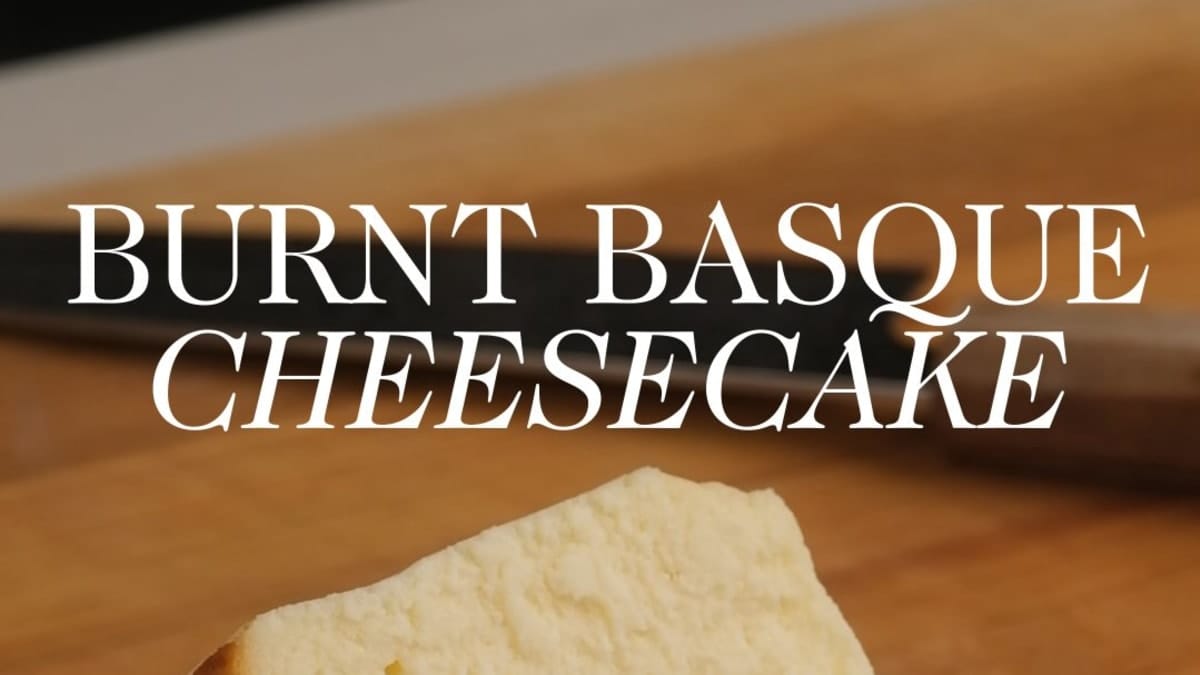 Burnt Basque Cheesecake – 60-Minute Recipe
