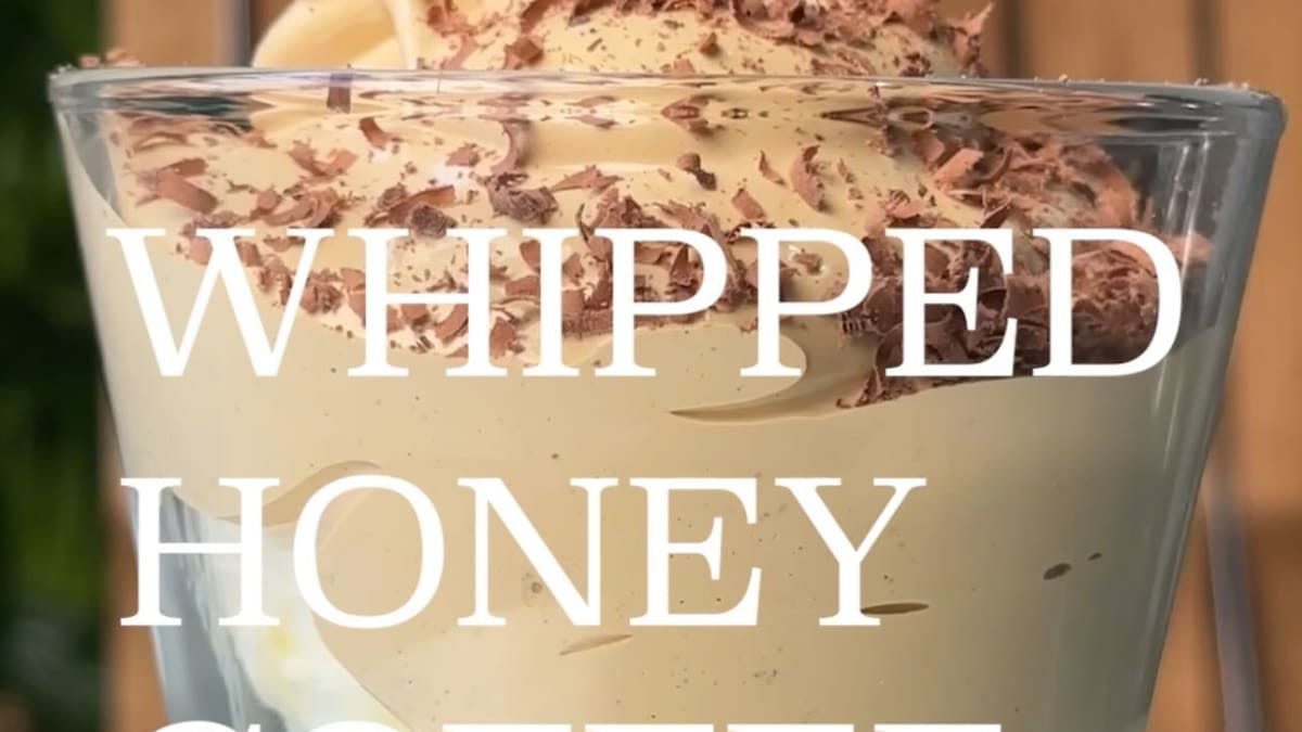 Whipped Honey Coffee Affogato Recipe