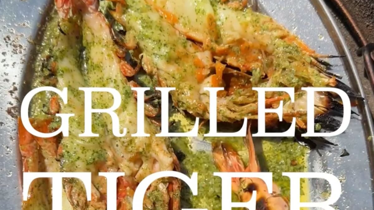 Tiger Prawns with Coriander Lime Chilli Butter – 25-Minute Recipe