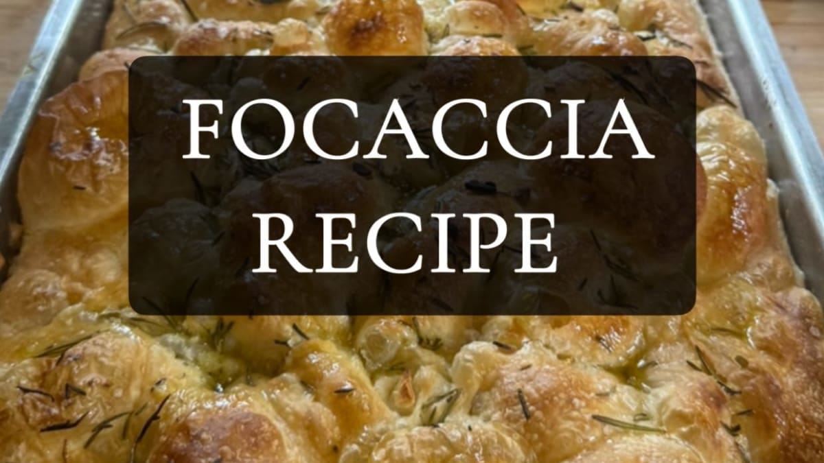 Same-Day Focaccia – 50-Minute Recipe