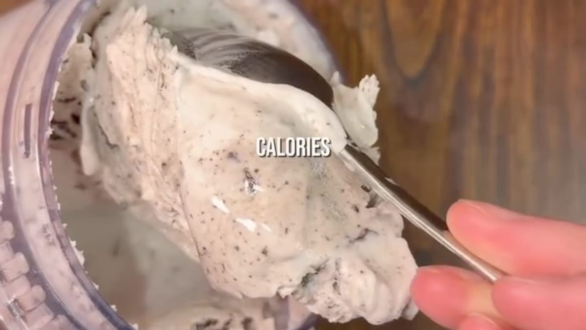 Oreo McFlurry Protein Ice Cream Recipe