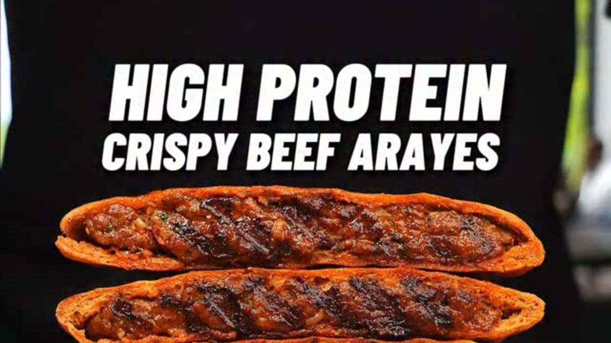 High Protein Crispy Beef Arayes – 25-Minute Recipe