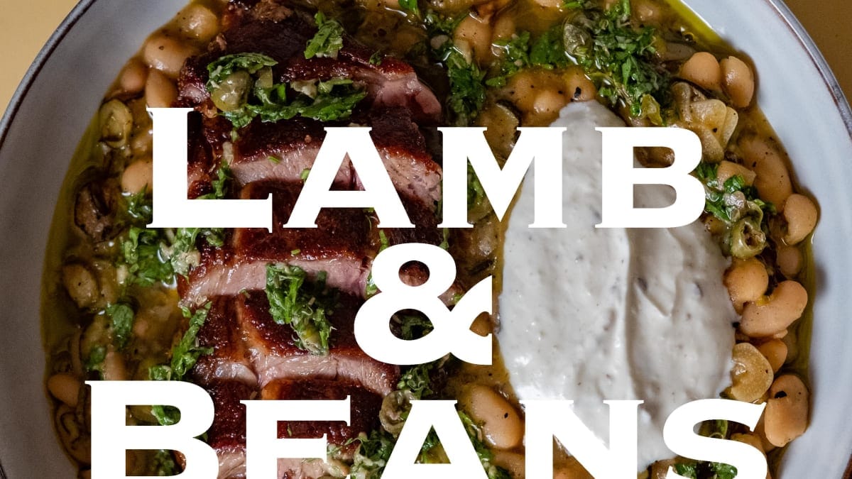 Lamb Steak with Courgette Beans – 40-Minute Recipe