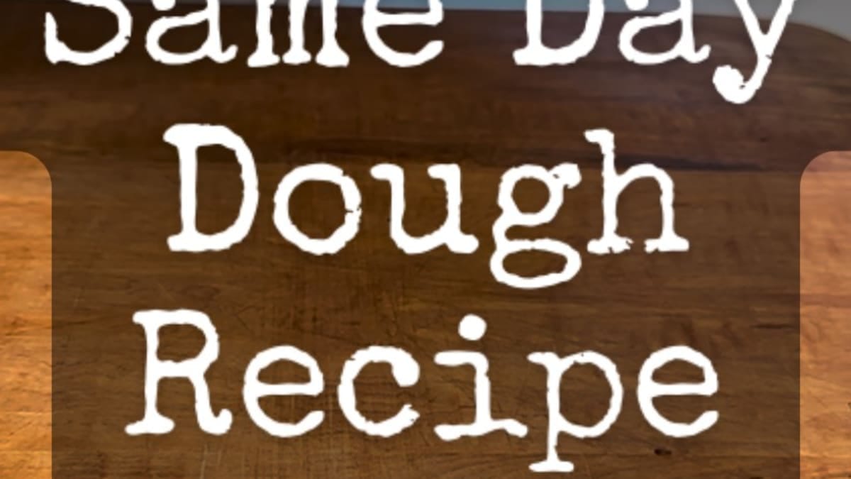 Same Day Pizza Dough – 25-Minute Recipe