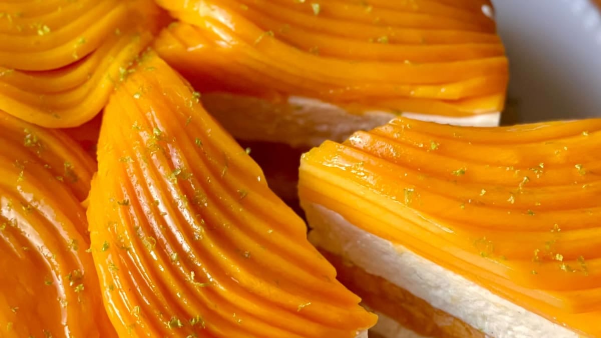Mango Coconut Lime No-Bake Cheesecake Recipe