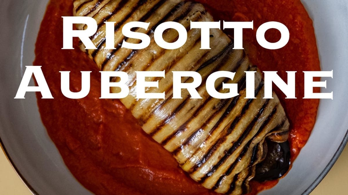 Smoky Aubergine Risotto – 110-Minute Recipe