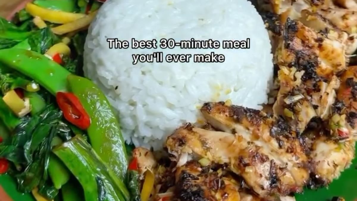 Lemongrass Chicken and Coconut Rice – Air‑Fryer Recipe