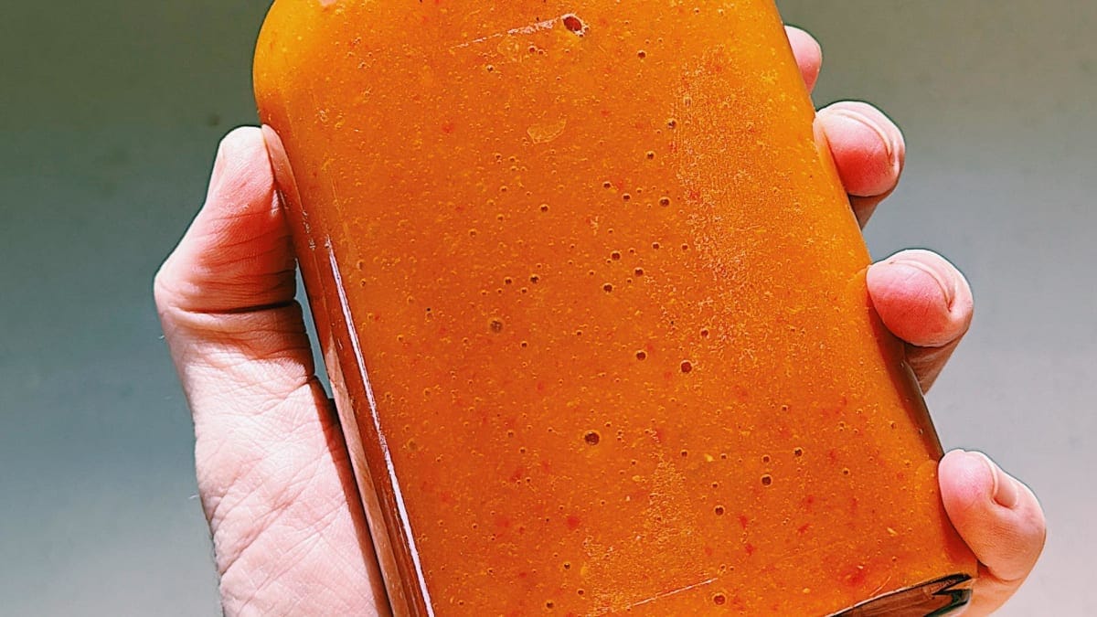 Fermented Chili Mango Ginger Garlic Hot Sauce Recipe