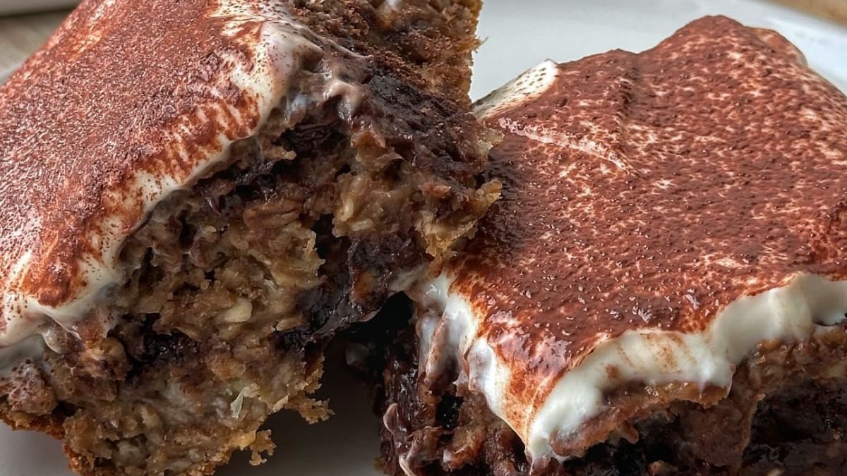 Baked Oats Tiramisu – 45-Minute Recipe
