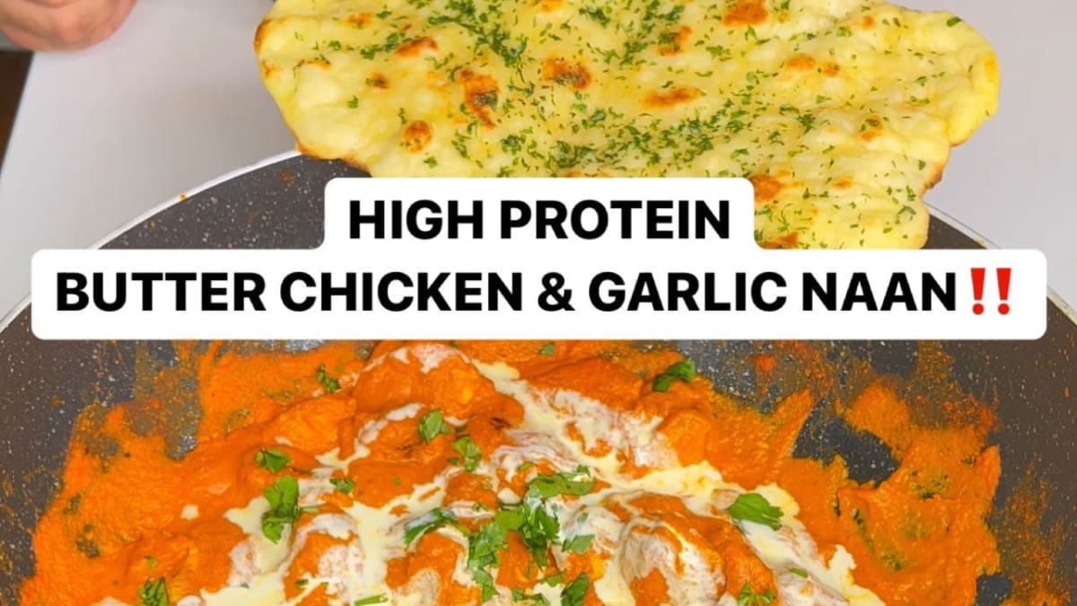 High‑Protein Butter Chicken with Garlic Naan – 45-Minute Recipe
