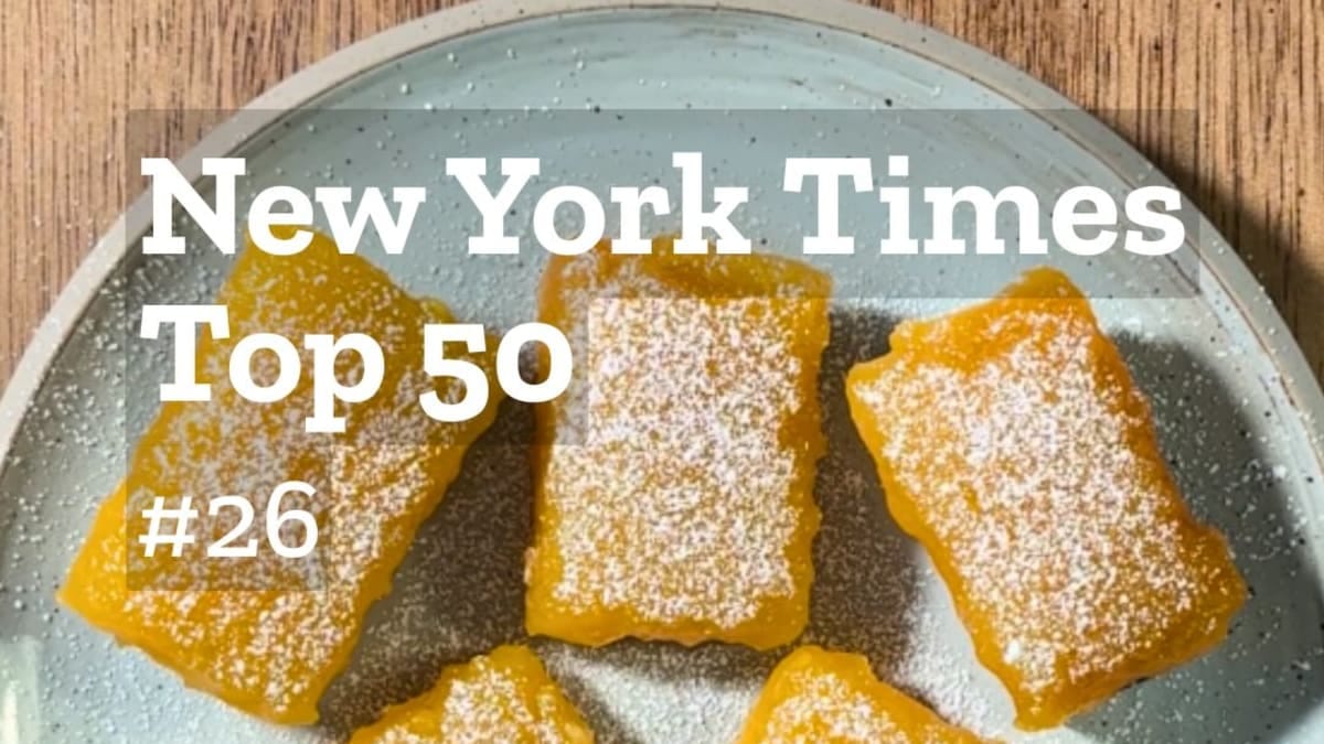 Lemon Bars with Olive Oil – 65-Minute Recipe