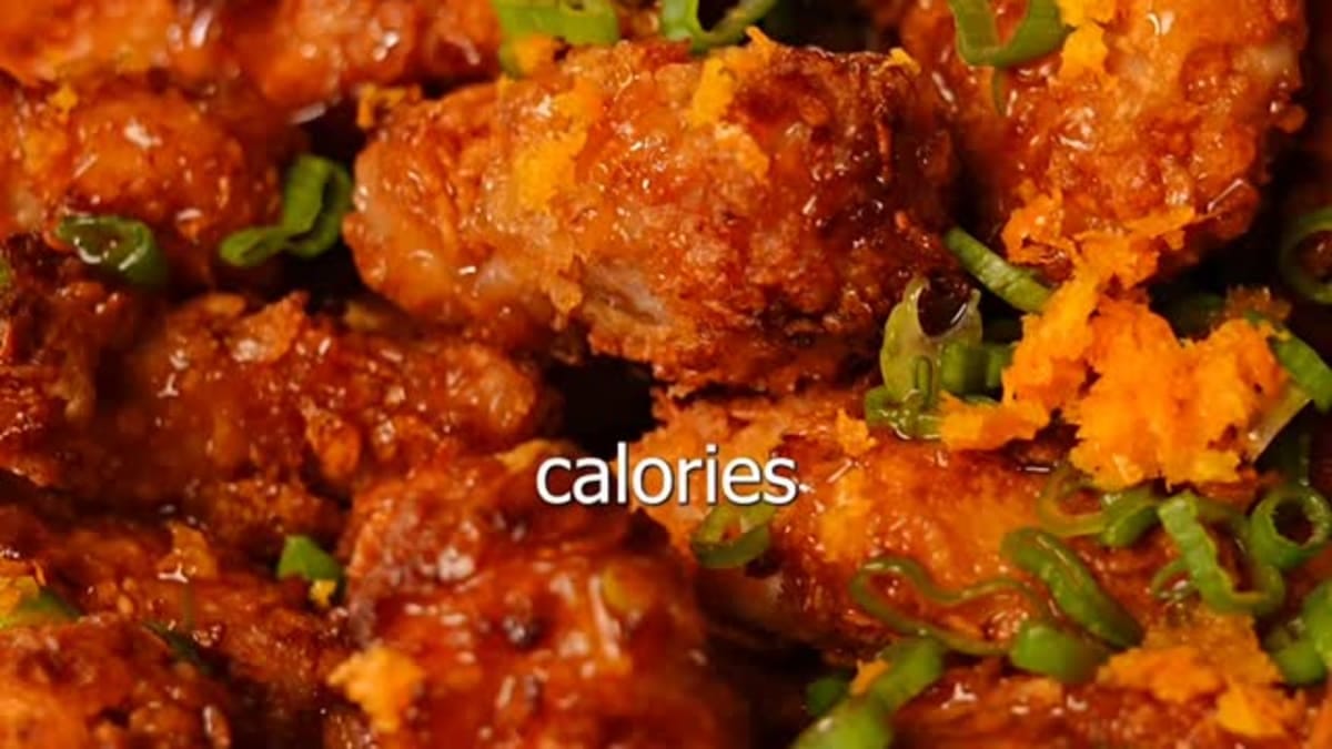 Air-Fried Popcorn Chicken with Orange Glaze – 26-Minute Recipe