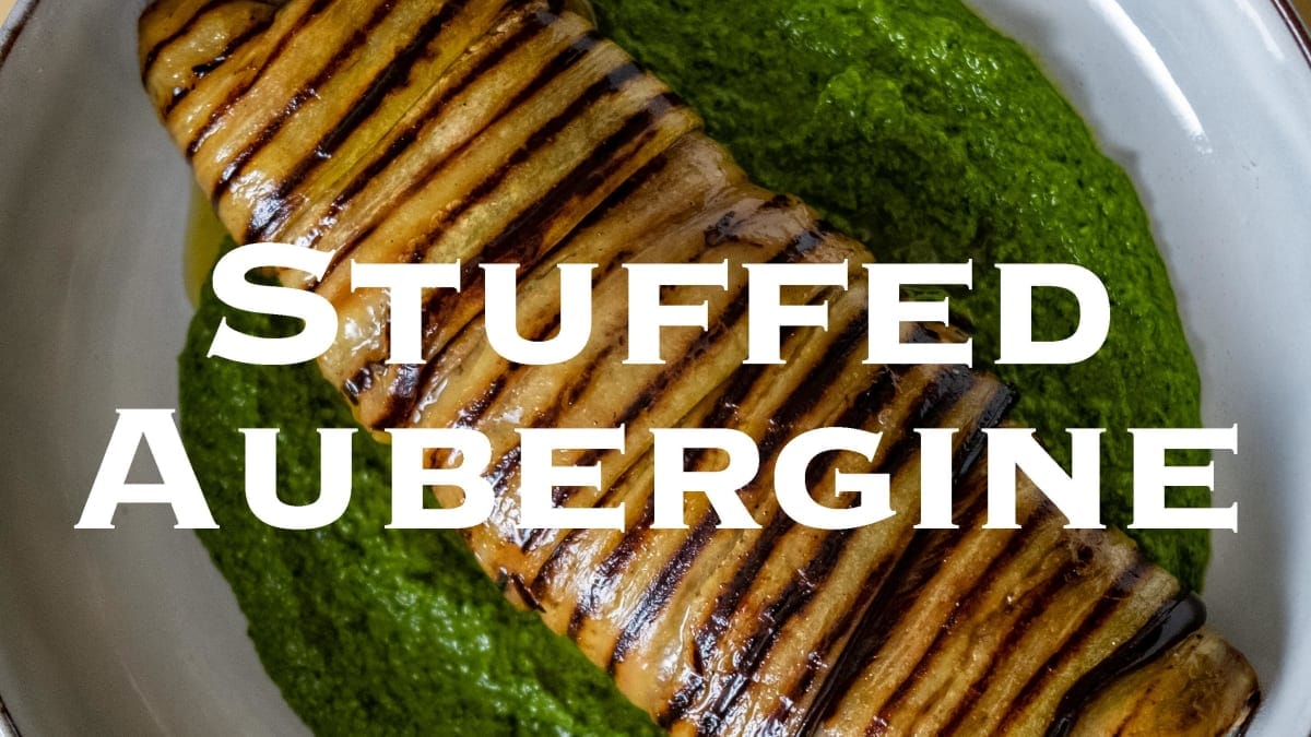 Aubergine with Confit Garlic and Lemon Ricotta – 50-Minute Recipe