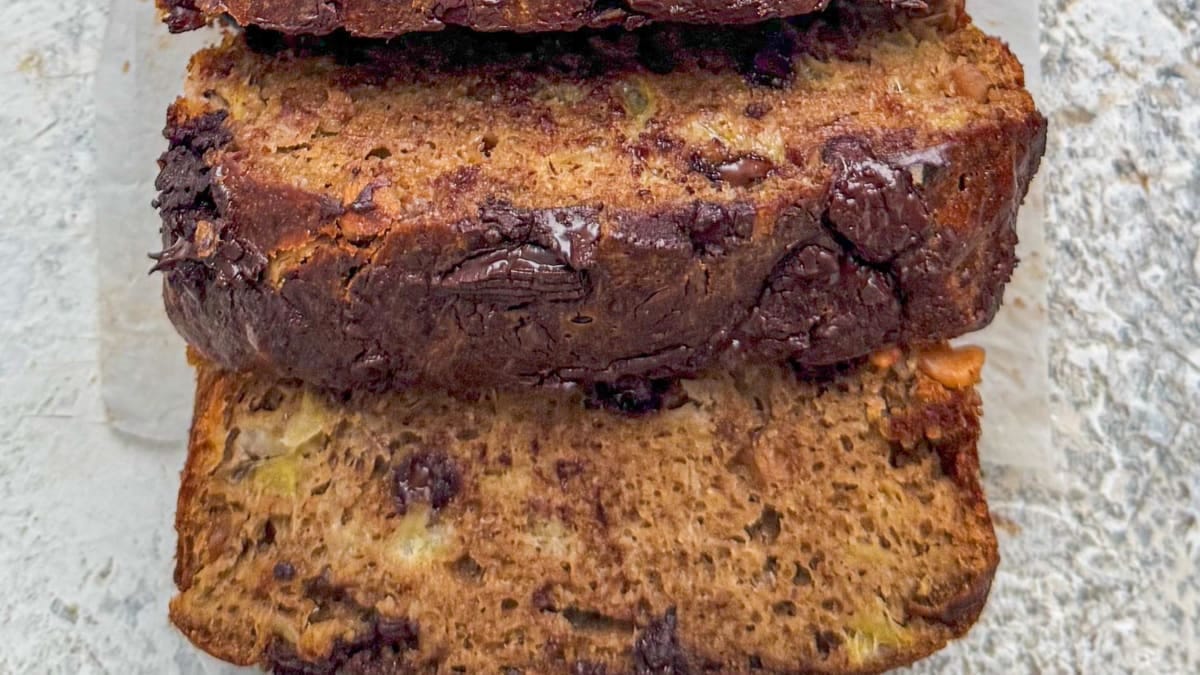 Flourless Banana Bread Loaf – 45-Minute Recipe