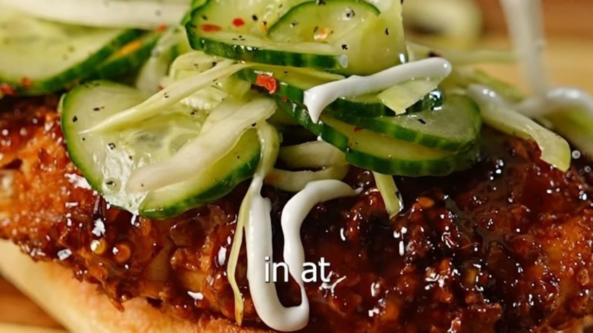 Bourbon Chicken Crispy Sandwich – 36-Minute Recipe