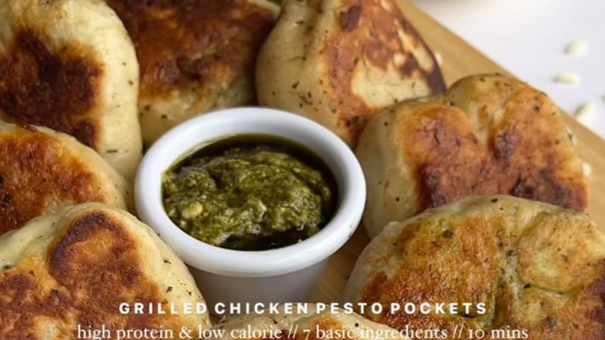Grilled Chicken Pesto Pockets – 10-Minute Recipe