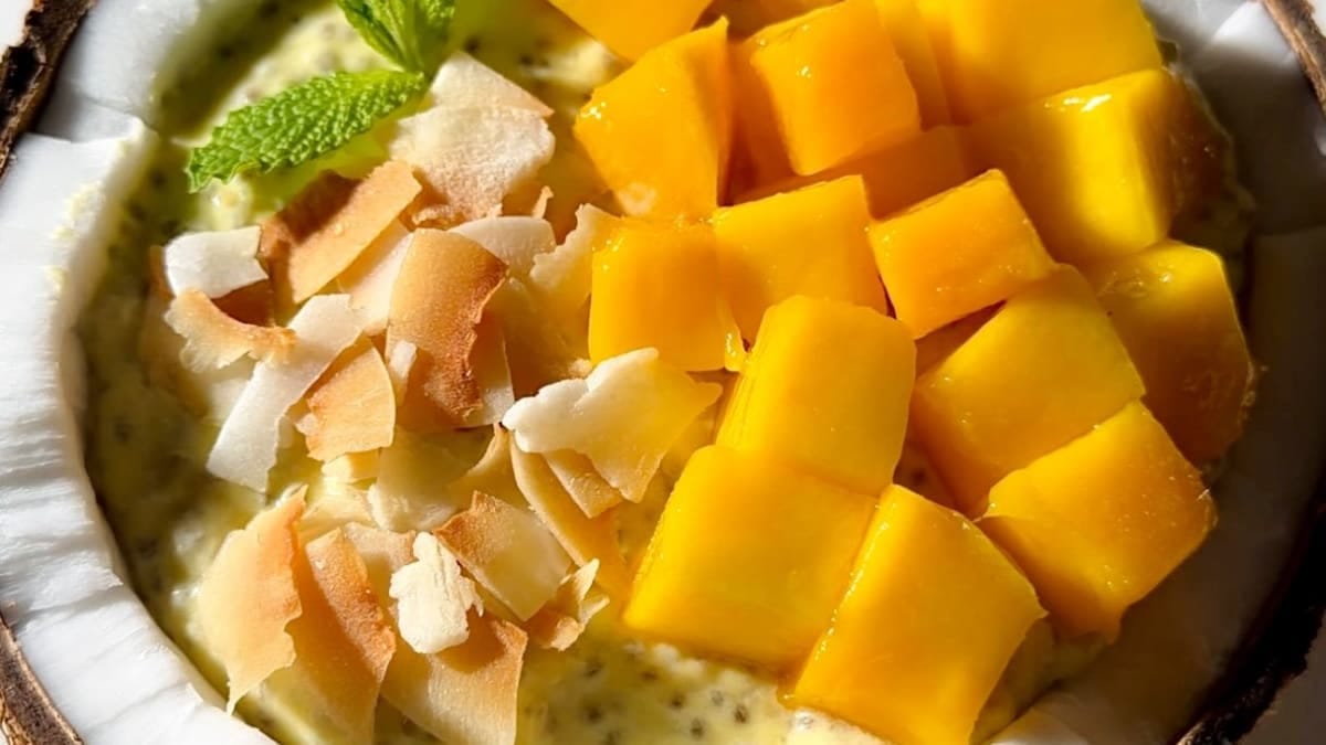 Mango Coconut Chia Pudding Recipe
