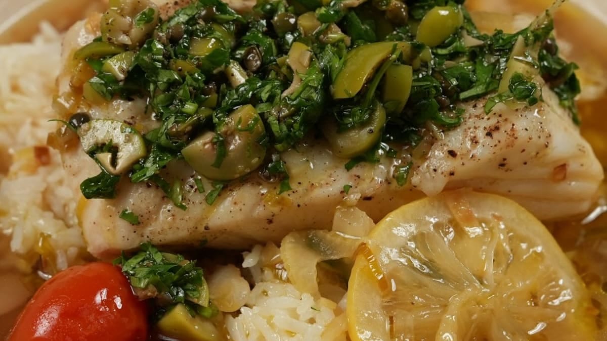 Brothy Halibut with Butter Beans – 25-Minute Recipe
