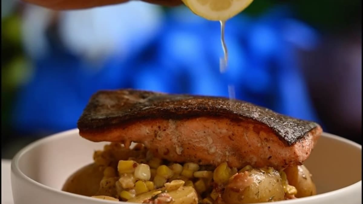 Creamy Milk-Braised Rainbow Trout – 40-Minute Recipe