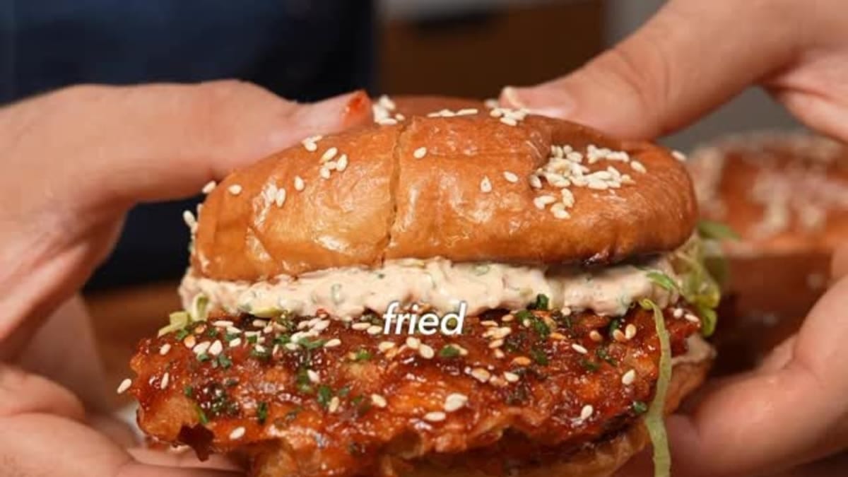Korean Air-Fried Chicken Sandwich – 35-Minute Recipe