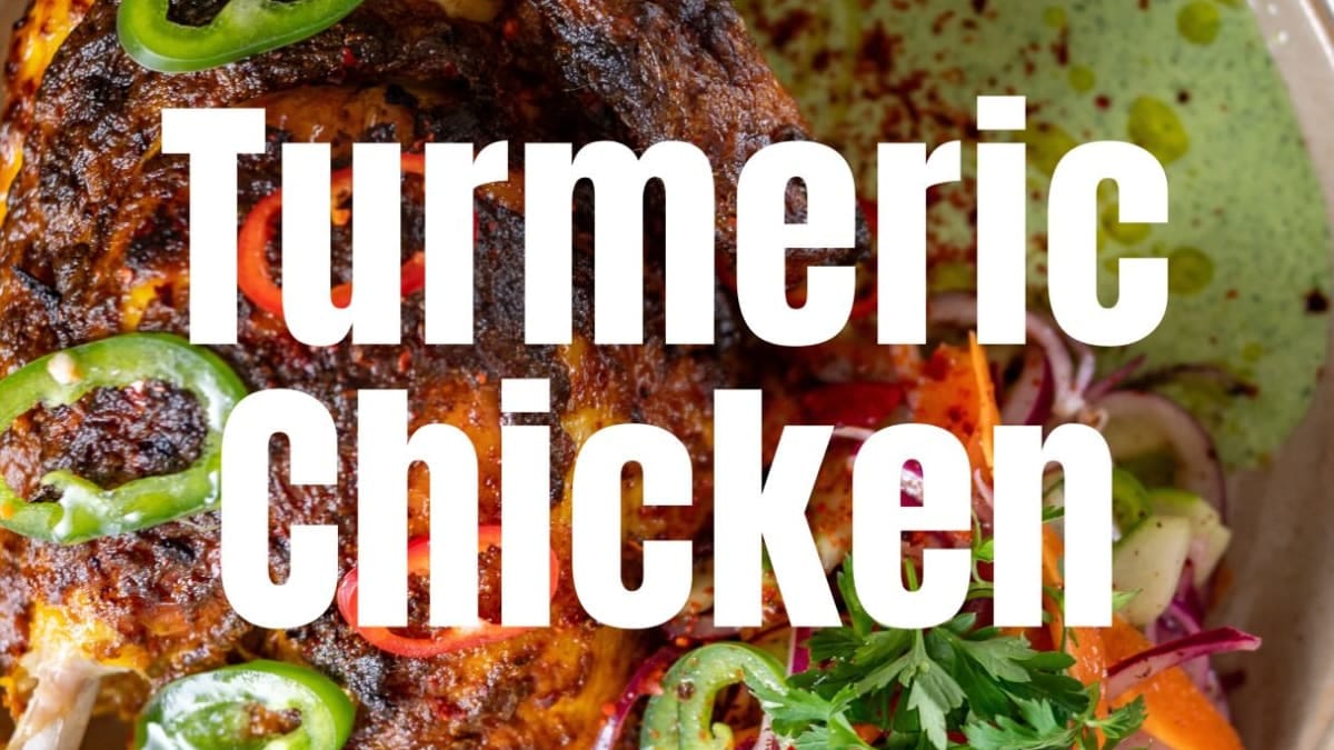 Turmeric Roasted Chicken – Air Fryer Recipe