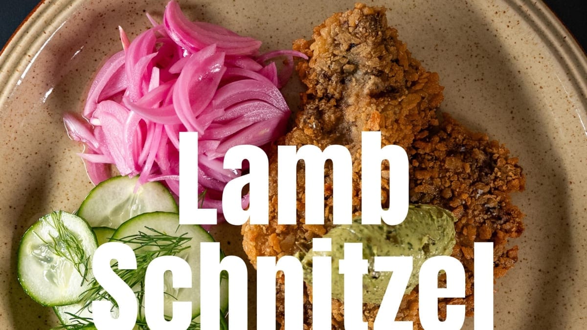 Lamb Schnitzel with Caper and Mint Butter – 35-Minute Recipe