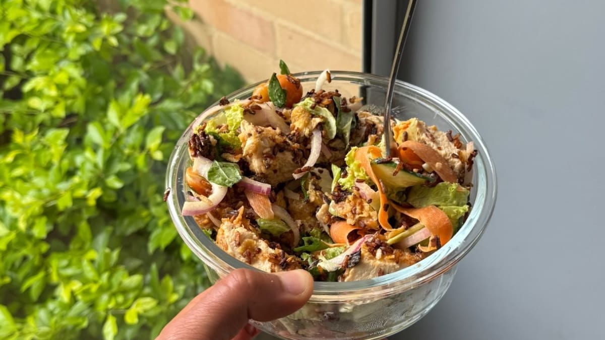 Protein-Packed Chicken Salad with Crispy Rice – 45-Minute Recipe